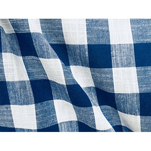 Gingham Linen Checked Linen Fabric Plaid Material Plaid Buffalo Ch...