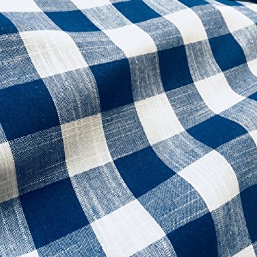 Gingham Linen Checked Linen Fabric Plaid Material Plaid Buffalo Ch...
