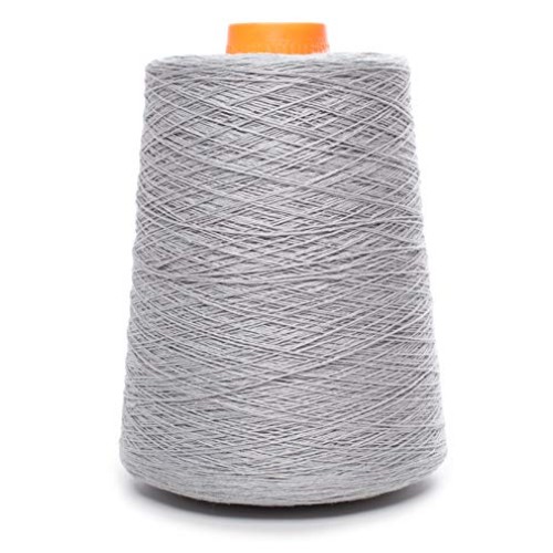 Lusies Linen Yarn - 100% Linen - 1.15 lb 18oz Cone - Light Gray...
