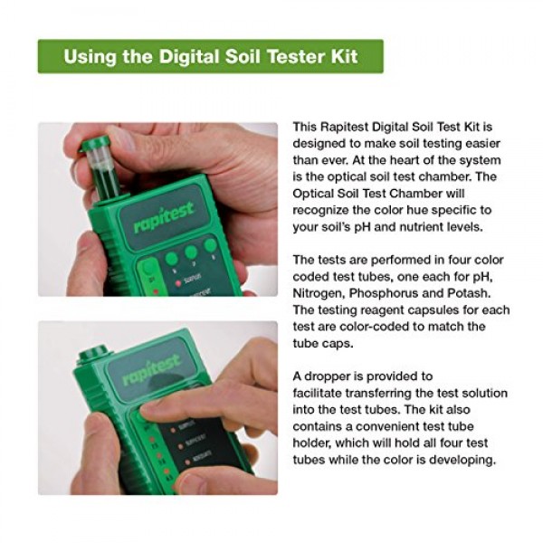 Luster Leaf 1605 Rapitest Digital Soil Testing Kit