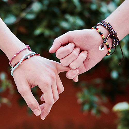LUTER 0.8mm Clear Bead Cord Crystal Elastic Stretchy Bracelet Stri...