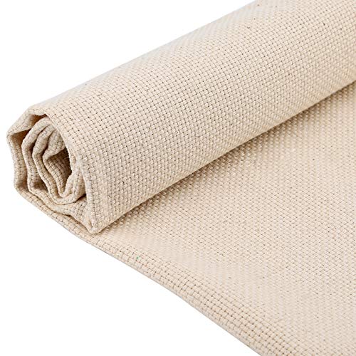 LUTER 26.4x19.3 Inch Needlework Fabric, Linen Needlework Fabric Mo...