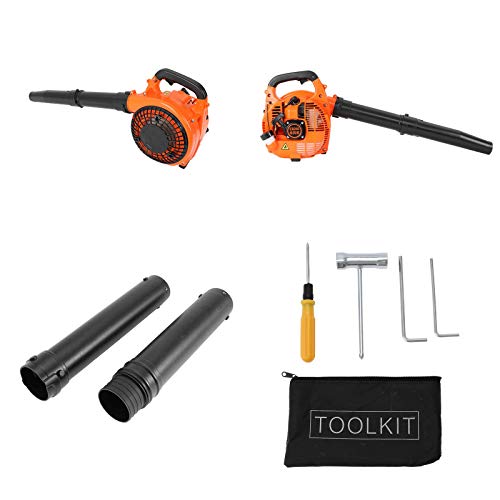 Lutss Gas Powered Leaf Blower 2-Stroke Hand Held Leaf Blower 26C-C...