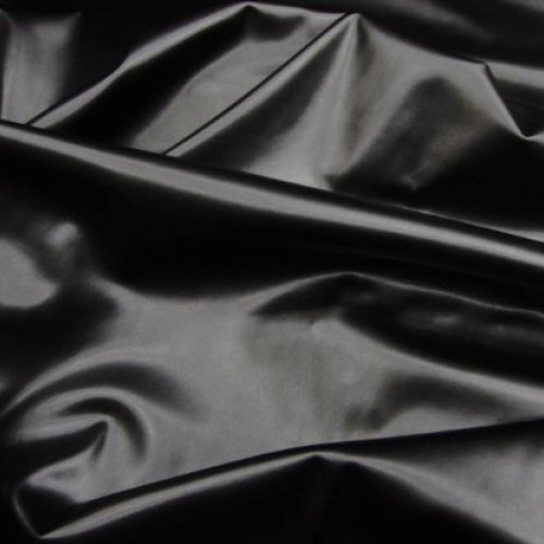 Black 2 Way Stretch Vinyl Clothing Fabric Per Yard 58 Wide