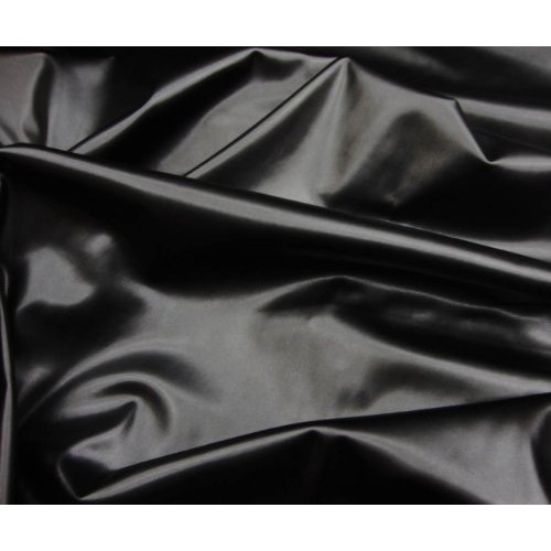 Black 2 Way Stretch Vinyl Clothing Fabric Per Yard 58 Wide