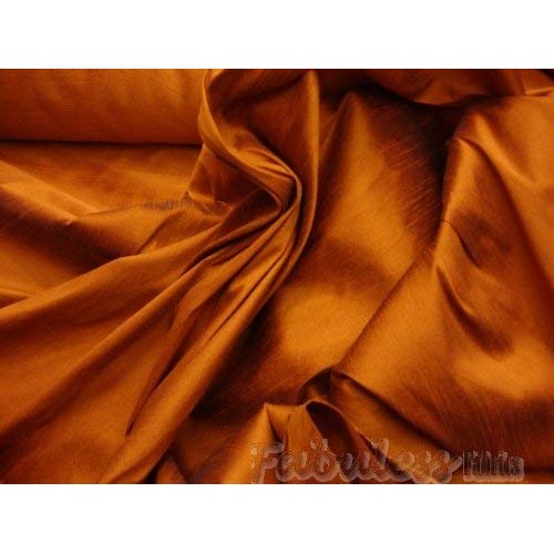 Harvest Shantung Dupioni Faux Silk Fabric Per Yard
