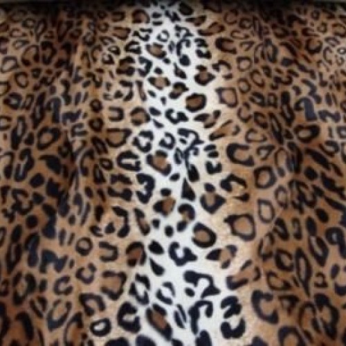 luvfabric Upholstery Faux Fur Leopard Brown and White Fabric 58 W...