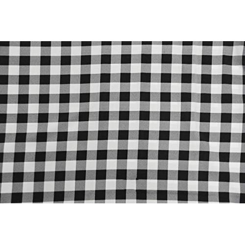 luvfabrics 5 Yards Checker Fabric 60 Wide Gingham Buffalo Check T...
