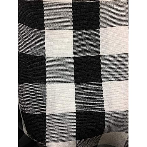 luvfabrics 5 Yards Checker Fabric 60 Wide Gingham Buffalo Check T...