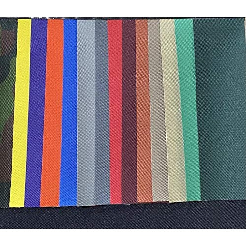 LUVFABRICS Canvas Denier Waterproof Outdoor Fabric with PVC Back -...