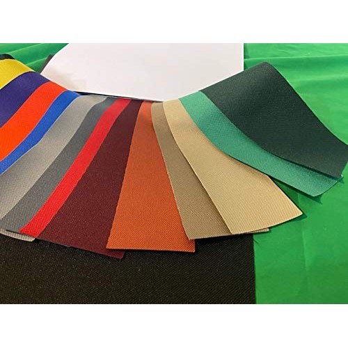 LUVFABRICS Canvas Denier Waterproof Outdoor Fabric with PVC Back -...