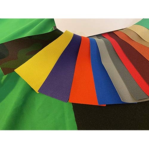 LUVFABRICS Canvas Denier Waterproof Outdoor Fabric with PVC Back -...