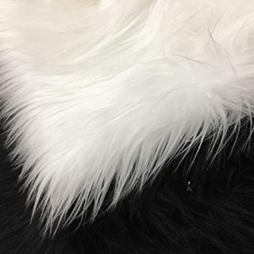 Luvfabrics Half A Yard Furry Shaggy Faux Fur Upholstery Fabric - C...