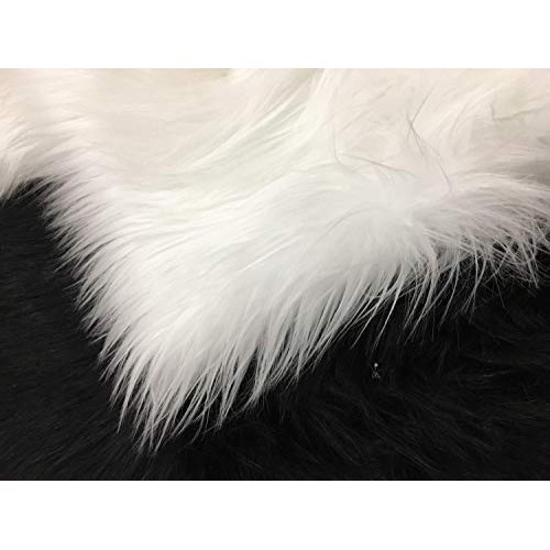 Luvfabrics Half A Yard Furry Shaggy Faux Fur Upholstery Fabric - C...