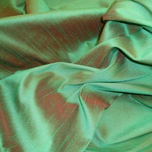 Luvfabrics Pine Shantung Dupioni Faux Silk Fabric Per Yard 60 Wide