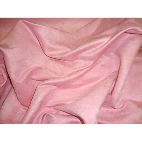 LUVFABRICS Polyester Micro Suede Solid Faux Upholstery Drapery App...