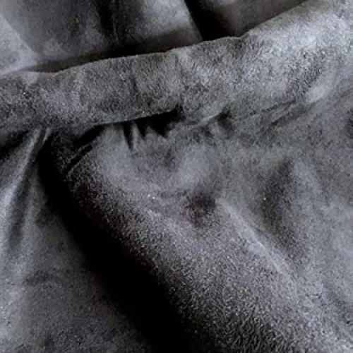 LUVFABRICS Polyester Micro Suede Solid Faux Upholstery Drapery App...