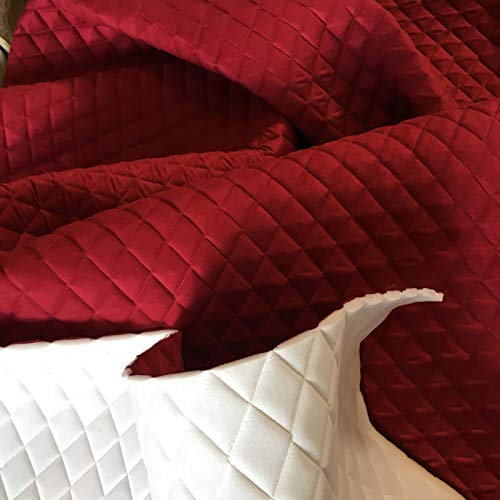 Luvfabrics Quilted Faux Suede Foam Backed- Automotive, Headliner, ...