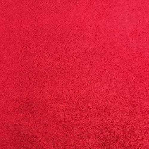 Luvfabrics Solid Short Fur Pile Soft Minky Fabric for Upholstery, ...
