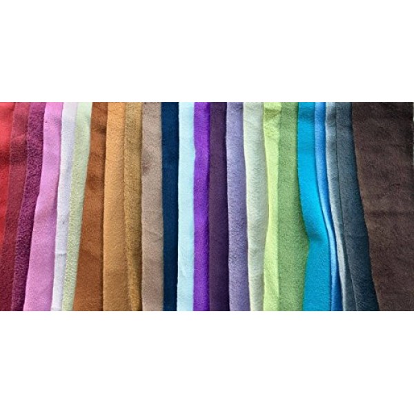 Stretch Faux Suede Polyester Spandex Assorted Colors Apparel Cloth...