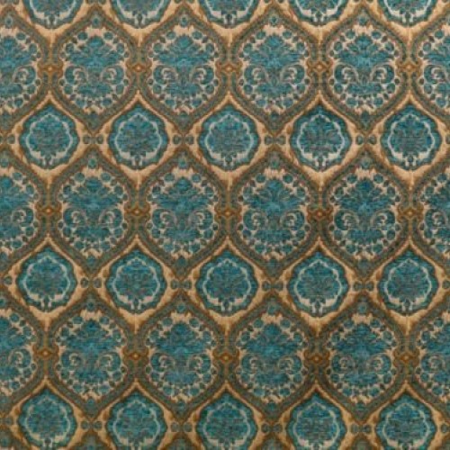 Upholstery Chenille Marina Morocco Damask Drapery home fabric by y...