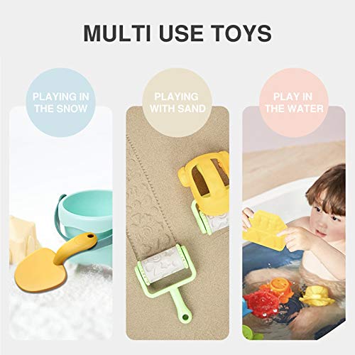 LUVIN Beach Toys,Sand Toys for Kids,18 Piece Summer Toys,Shovels,R...