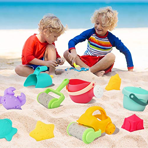 LUVIN Beach Toys,Sand Toys for Kids,18 Piece Summer Toys,Shovels,R...