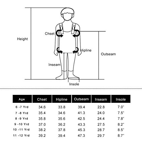 Luwint Chest Fishing Waders for Kids - Soft Neoprene Bootfoot Wade...