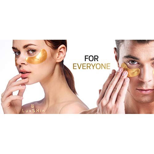LuxSkin 24K Gold Collagen Anti-Aging Eye Mask | Lifting Effect Hya...