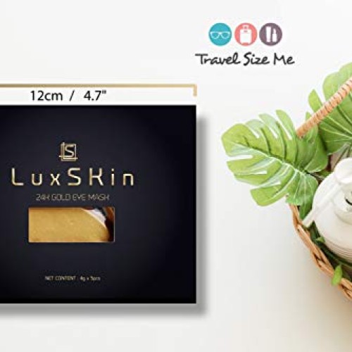 LuxSkin 24K Gold Collagen Anti-Aging Eye Mask | Lifting Effect Hya...