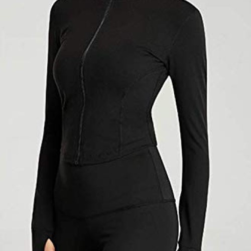 Lviefent Womens Lightweight Full Zip Running Track Jacket Workout ...