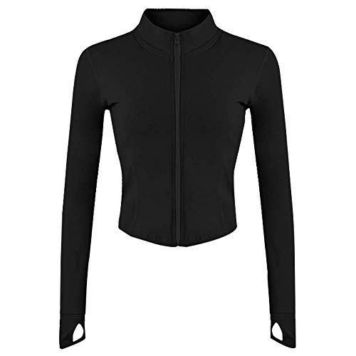 Lviefent Womens Lightweight Full Zip Running Track Jacket Workout ...