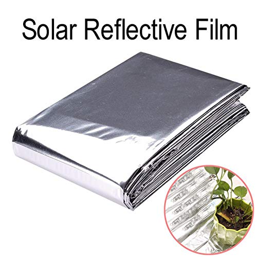 lvjian High Silver Reflective Mylar Film Foil Sheet, 82.6861.02in,...