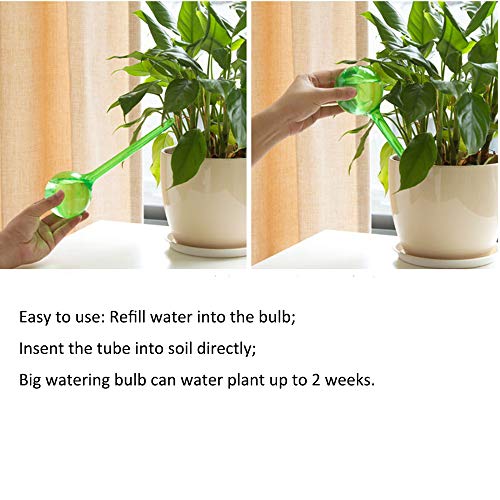 LWNOOH 8 Pieces Plant Self Watering Bulbs, Automatic Water Drippin...