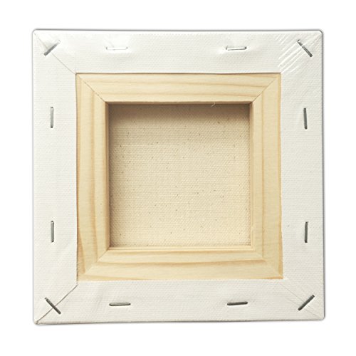 LWR Crafts Stretched Canvas 6 X 6 Pack of 6