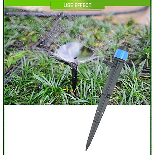 LXcom Irrigation Drippers Drip Emitters Micro Spray Adjustable 360...
