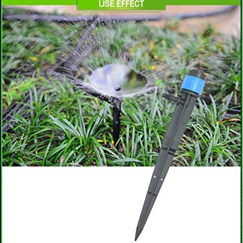 LXcom Irrigation Drippers Drip Emitters Micro Spray Adjustable 360...