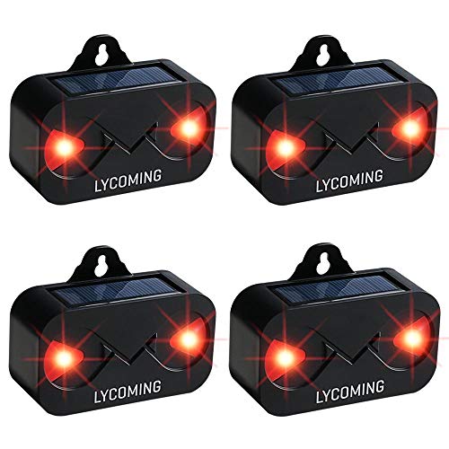 Lycoming Deer Repellent 4 Pack Raccoon Repellent for Nocturnal Ani...