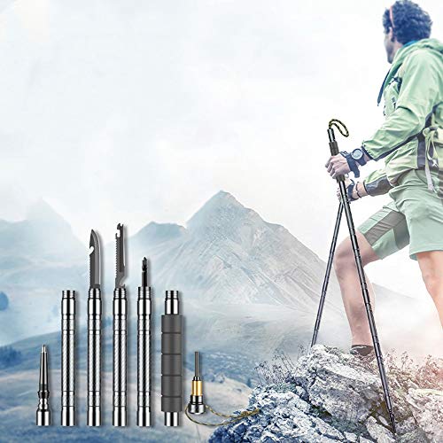 LYZCY Trekking Poles Multifunctional Trekking Poles Aluminum Walki...