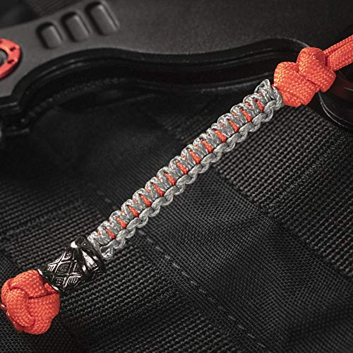 M-Tac Skull Knife Lanyards with Beads - Paracord Lanyard - Tactica...