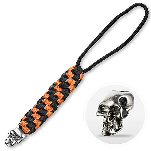 M-Tac Skull Knife Lanyards with Beads - Paracord Lanyard - Tactica...