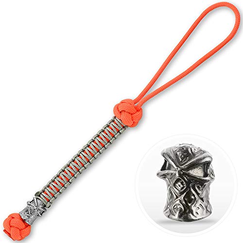 M-Tac Skull Knife Lanyards with Beads - Paracord Lanyard - Tactica...