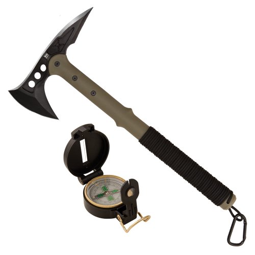 M48 Ranger Tomahawk Axe with Lensatic Compass and Sheath