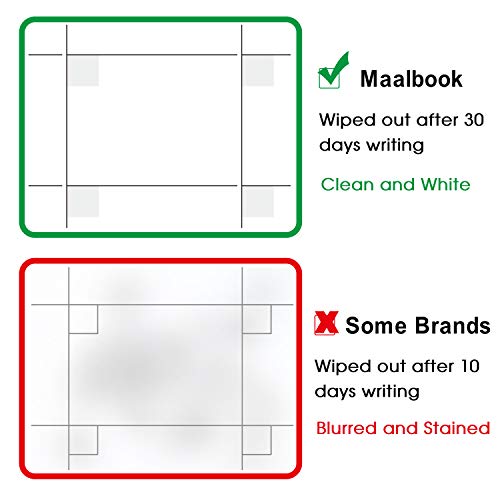 Dry Erase Fridge Magnetic Calendar - White Board Magnetic Calendar...
