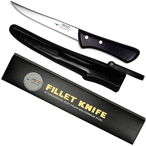 MAC BNS-60 - Chef Series 6 Boning Fillet Knife Curved/Silver Moly...