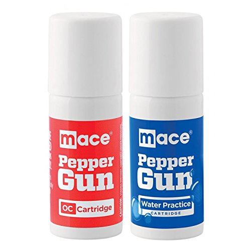 Mace Brand Police Strength Pepper Spray Dual Pack 1 OC/H20 Refill ...