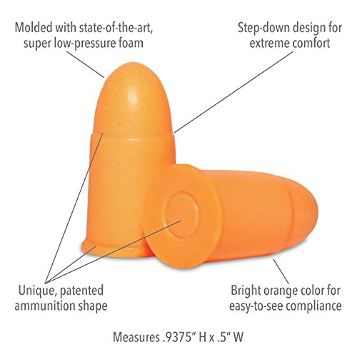 Macks Ear Ammo Shooting Ear Plugs - Soft Foam, 44 Pair - Shooting...