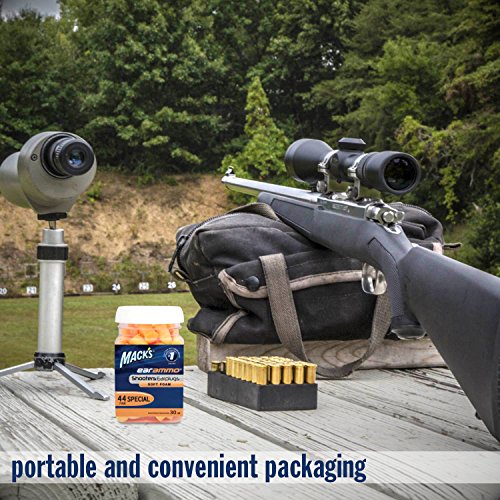 Macks Ear Ammo Shooting Ear Plugs - Soft Foam, 44 Pair - Shooting...