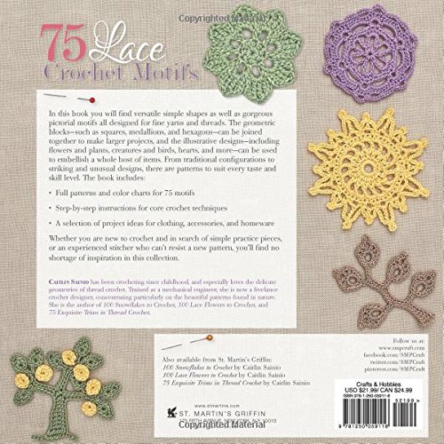 75 Lace Crochet Motifs: Traditional Designs with a Contemporary Tw...