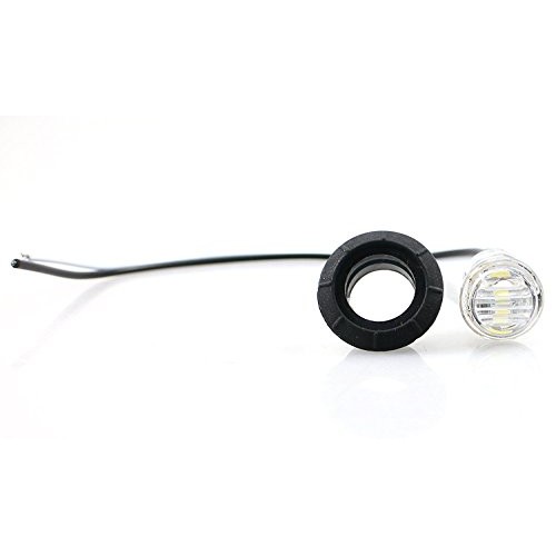 Pack of 50 Madcatz Red Light Clear Lens 3/4 inch Bullet Side ...